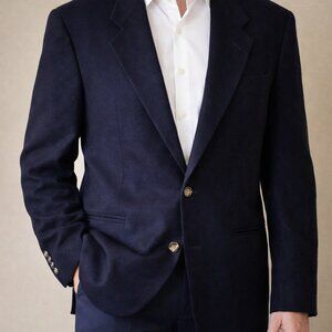 Cashmere Lanificio Esse Elle Blazer 42R | Midnight Blue  Men’s